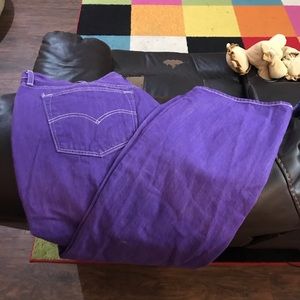 Purple Levi’s Jeans